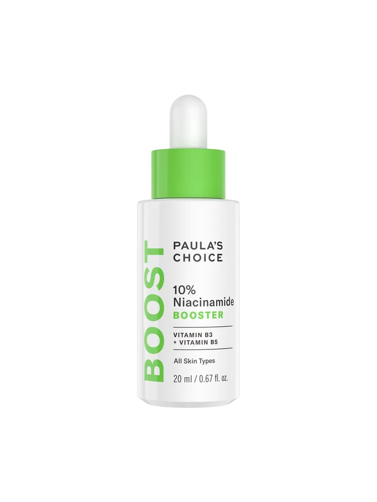 Product photo of Paula's Choice 10% Niacinamide Booster, showing the packaging