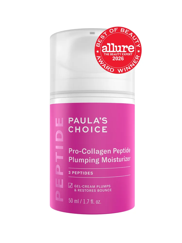 Product photo of Paula's Choice Pro-Collagen Peptide Plumping Moisturizer, showing the packaging