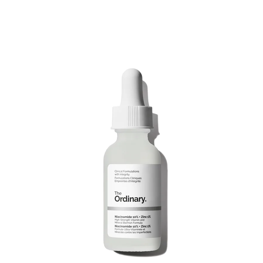 Product photo of The Ordinary Niacinamide 10% + Zinc 1%, showing the packaging